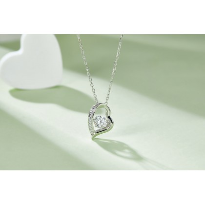 s925 Dancing Diamond Original Moissanite The Magic Clasp Necklace