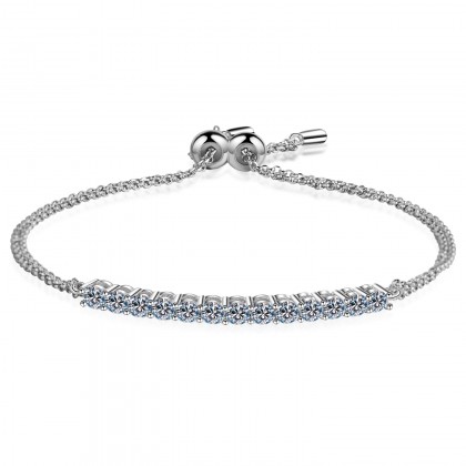 s925 Certified Moissanite Palace Ladies Bracelet